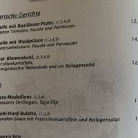 Karte  at Parkhotel Margaretenhof in Gohrisch