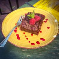Vegan brownie ☺️  at Het Koffiepand in Middelburg