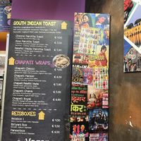 Ein Teil der großen Speisekarte  at Vegano in Bremen