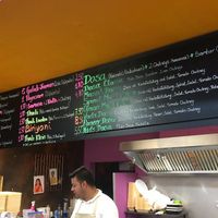 Menu card at Vegano in Bremen