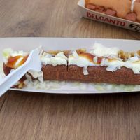 Vegetarian dutch frikandel speciaal at Daphne's Verse Friet in Middelharnis