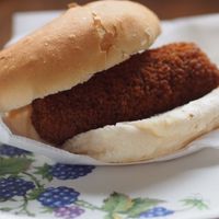 broodje kroket at Daphne's Verse Friet in Middelharnis