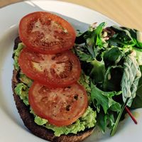 Avocado toast at HBA - The Kitchen in Cambridge
