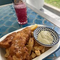 Fish and chips at The Kingfish in Newcastle