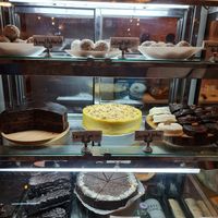 Good selection of vegan cakes and protein balls at Go Vegan Cafe in Phuket