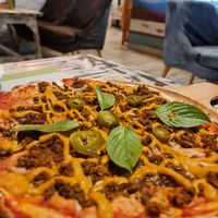 Mexican pizza at Go Vegan Cafe in Phuket