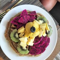 Waffles at Go Vegan Cafe in Phuket