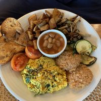 English breakfast   at Go Vegan Cafe in Phuket