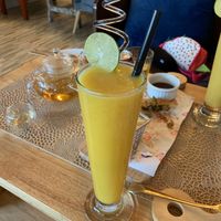 Mango-pineapple juice  at Go Vegan Cafe in Phuket