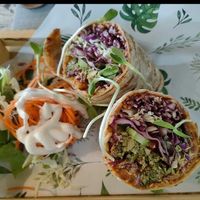 One of the many wraps at Go Vegan Cafe in Phuket