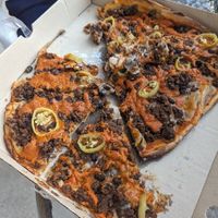 Mexican pizza at Go Vegan Cafe in Phuket