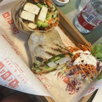 Tofu wrap (we had also a ‘chicken’ wrap and it was great!)  at Go Vegan Cafe in Phuket