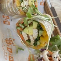 Good vegan wrap  at Go Vegan Cafe in Phuket