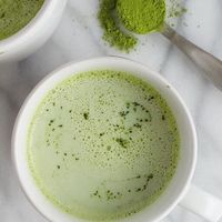 Matcha latte  at Go Vegan Cafe in Phuket