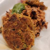 T’s Vegan Baltimore Style Crab Cakes
and mediterranean at Vegan T'ease in Orland Park