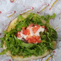 There's actually a whole lot of "meat" in there -- but look at how fresh it is! at Vegan T'ease in Orland Park