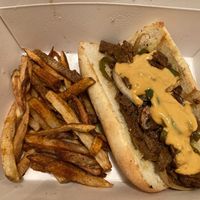 Philly cheese steak at Vegan T'ease in Orland Park