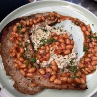Scrambled Tofu auf Röstbrot  at Cafe Caro  in Aschaffenburg