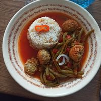 riz aux vermicelles, boulettes de légumes at Wisso's in Tarbes