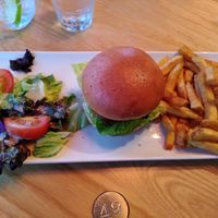 Burger from the top! at The Freeman in Bridlington