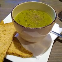 Pea & Mint Soup at The Freeman in Bridlington