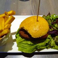 Vegan burger at The Freeman in Bridlington