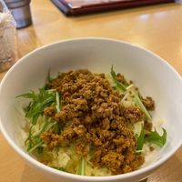 mini soy meat rice bowl (curry flavor) at Fuku Noki in Sapporo