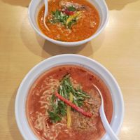 Vegetarian tomato broth ramen at Fuku Noki in Sapporo