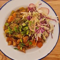Plat du jour Vegan at Le Crémieux in Paris