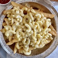 Mac and Cheese Fries  at VBurger in Long Beach