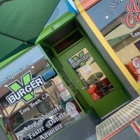 Store front  at VBurger in Long Beach