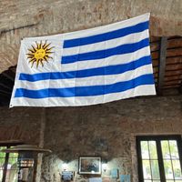 Uruguay! :-) at Los Kamikazes in Colonia Del Sacramento