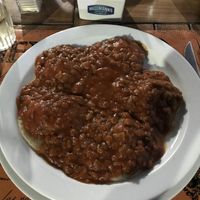 Vegan sorrentino at Los Kamikazes in Colonia Del Sacramento