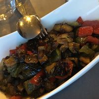 Vegetables with soy sauce at Mis en Plas in Burela