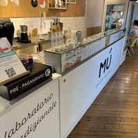 Counter   at Mú Gelato Italiano in Lisbon