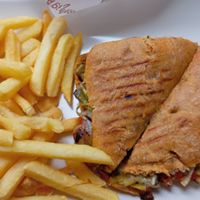 Sandwich vegano Boas migas at Boas Migas in Burela