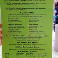 Menu page 1 at Hartland Diner  in Hartland