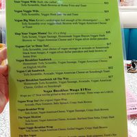 Menu page 2 at Hartland Diner  in Hartland
