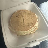 Vegan pancakes part of vegan get er done  at Hartland Diner  in Hartland