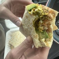 Vegan Mexican burrito   at Hartland Diner  in Hartland