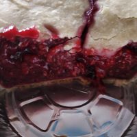 Vegan raspberry pie! at Hartland Diner  in Hartland