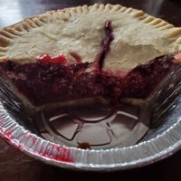Raspberry pie! at Hartland Diner  in Hartland