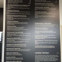 Menüü at Mega Hea Pizza in Tallinn