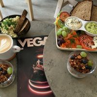 So much yummy food at Plant Base in Berlin