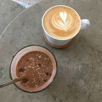 Coffee and smoothie at Plant Base in Berlin