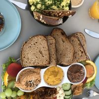 Plate for two…it’s huge   at Plant Base in Berlin