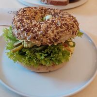Bagel egg not egg at Plant Base in Berlin