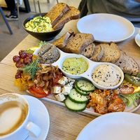 Breakfast plate for two  at Plant Base in Berlin
