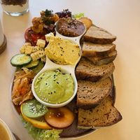 Breakfast platter for two  at Plant Base in Berlin