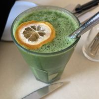 Green smoothie  at Plant Base in Berlin